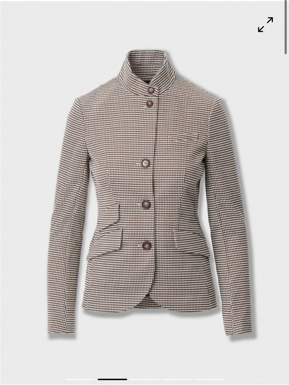 Women's rag & bone slade italian plaid blazer